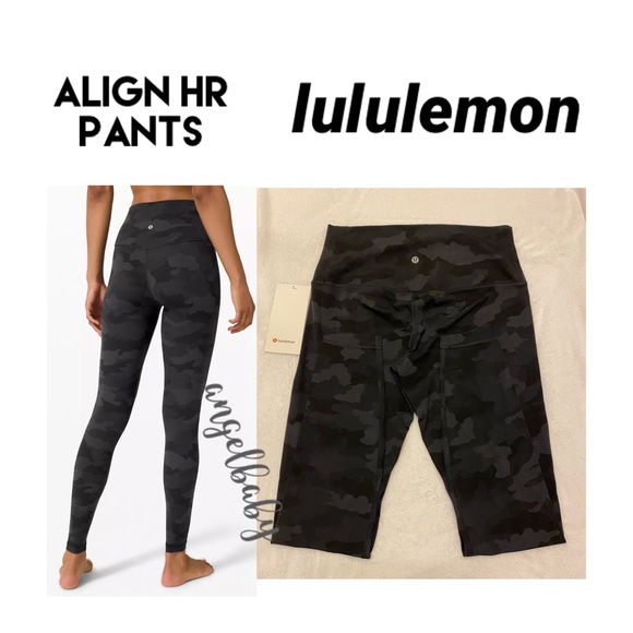 Lululemon Align HR Pant 28” in Heritage 365 Camo Deep Coal! - Picture 5 of 16